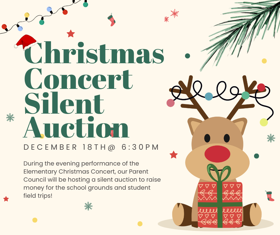 Christmas Silent Auction Post